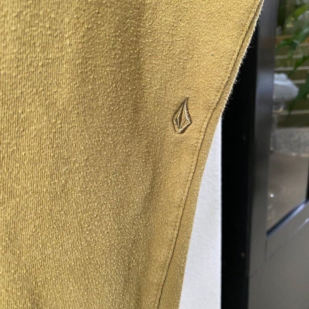 Volcom Men's Mustard Jogger Sweatpants Fleece Lined Sz XXL #03 - Picture 4 of 4
